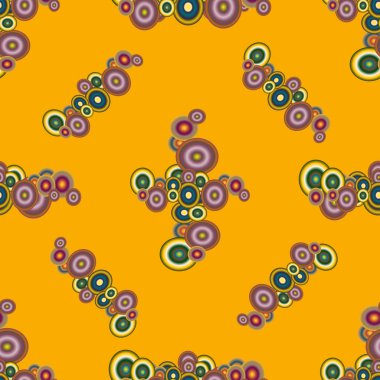 Soyut geometrik renkli seamless modeli daireler ile