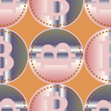 bitcoins parlak parlak pahalı sikkeleri ile Seamless modeli 
