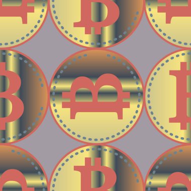 bitcoins parlak parlak pahalı sikkeleri ile Seamless modeli 