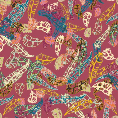 Tüyler, vektör çizim ile zemin 