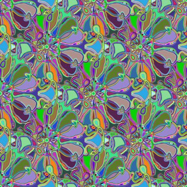 Soyut kaleydoskop renkli Dikişsiz desen arka planı için. 