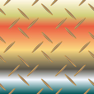 Oluklu Metal Dikişsiz desen vektör çizim.