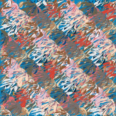 Soyut geometrik renkli seamless modeli, arka plan