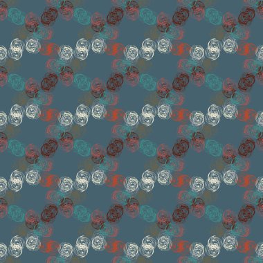 Soyut geometrik renkli seamless modeli, arka plan