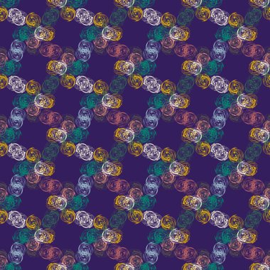 Soyut geometrik renkli seamless modeli, arka plan