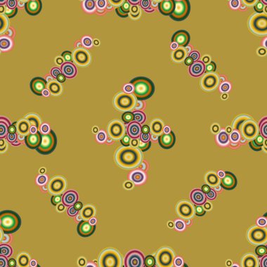 Soyut geometrik renkli seamless modeli daireler ile