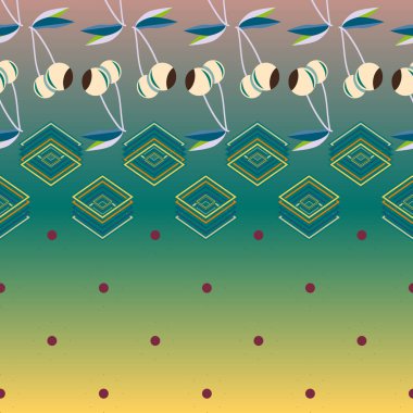 kiraz seamless modeli. Tekstil Ambalaj ve duvar kağıtları için iyi.