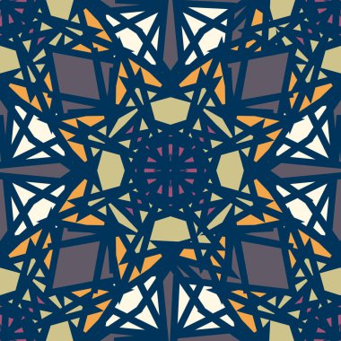 Yeni arka plan için soyut geometrik seamless modeli. 