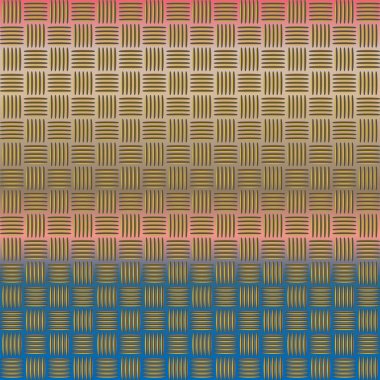 Oluklu Metal Dikişsiz desen vektör çizim.