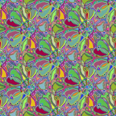 Soyut kaleydoskop renkli Dikişsiz desen arka planı için. 