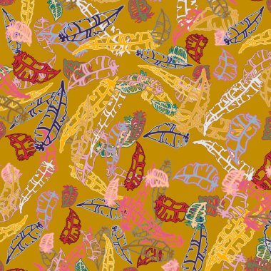 Tüyler, vektör çizim ile zemin 