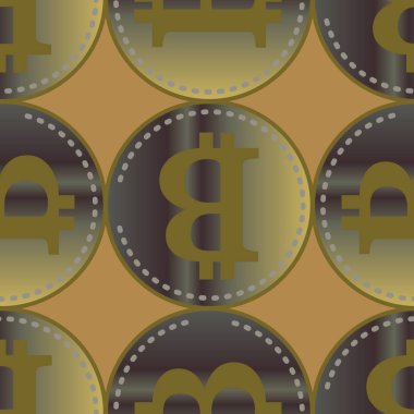 bitcoins parlak parlak pahalı sikkeleri ile Seamless modeli 