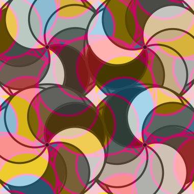 soyut geometrik renk desenli vektör çizimi