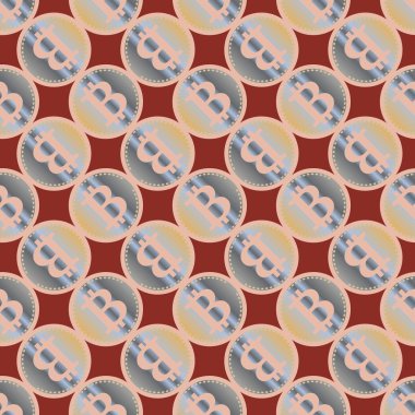 bitcoins parlak parlak pahalı sikkeleri ile Seamless modeli 