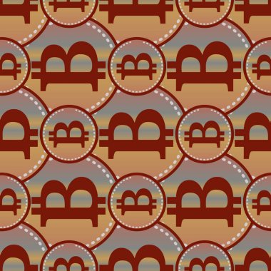 bitcoins parlak parlak pahalı sikkeleri ile Seamless modeli 