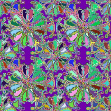 Soyut kaleydoskop renkli Dikişsiz desen arka planı için. 