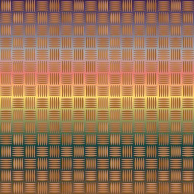 Oluklu Metal Dikişsiz desen vektör çizim.