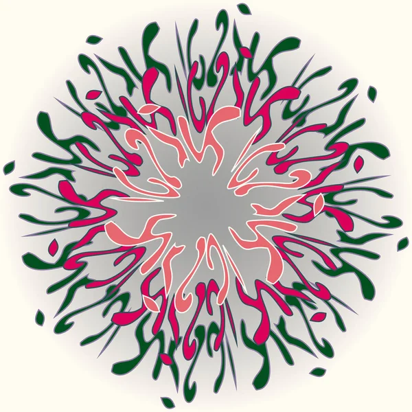 Yeni simetrik soyut mandala. Duvar kağıdı, desen dolgularını, web sayfaları, yüzey dokuları için dekoratif nesne-ebilmek var olmak kullanılmış.