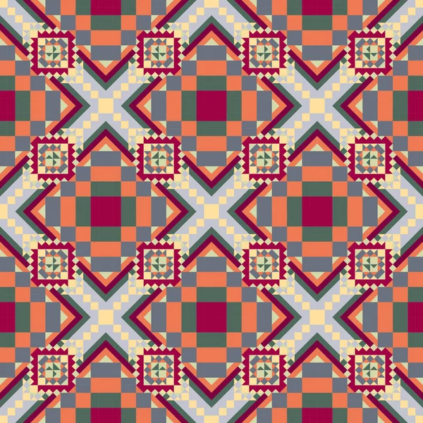 Geometrik etnik desen sorunsuz tasarım arka plan veya duvar kağıdı için