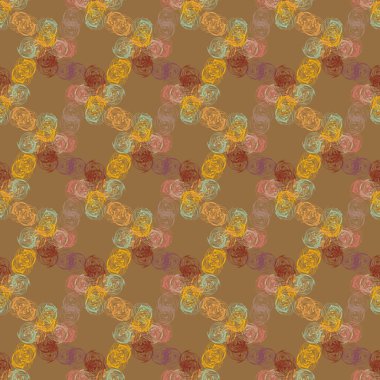 Soyut geometrik renkli seamless modeli, arka plan