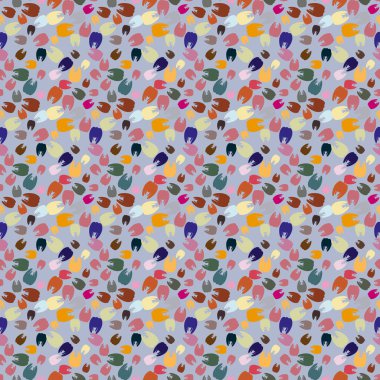 Çok renkli diş parlak Dikişsiz desen arka planı için.