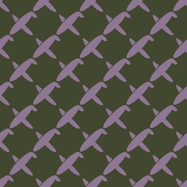 Uçakların, vektör çizim seamless modeli