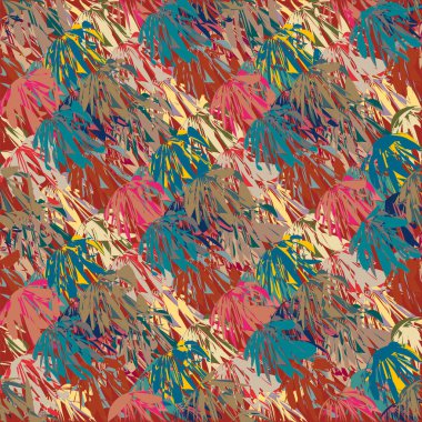 Soyut geometrik renkli seamless modeli, arka plan