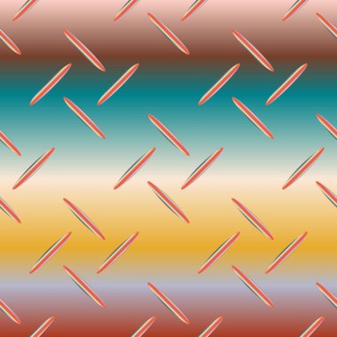 Oluklu Metal Dikişsiz desen vektör çizim.