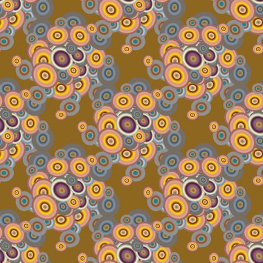 Soyut geometrik renkli seamless modeli daireler, arka plan ile