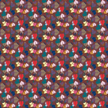 çizgi film kamp çadırları ile renk seamless modeli