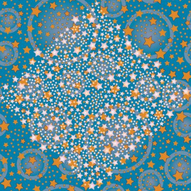 Arka plan için yıldız ile soyut geometrik renkli desen.