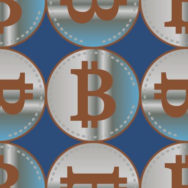 bitcoins parlak parlak pahalı sikkeleri ile Seamless modeli 