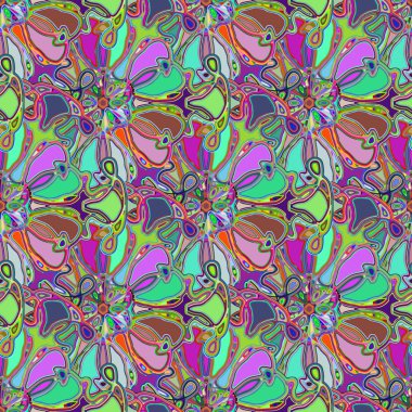Soyut kaleydoskop renkli Dikişsiz desen arka planı için. 