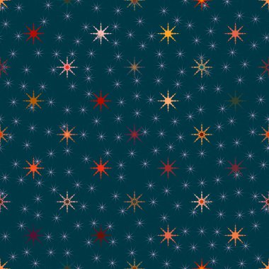 Arka plan için yıldız ile soyut geometrik renkli desen.