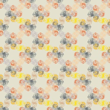 Soyut geometrik renkli seamless modeli, arka plan