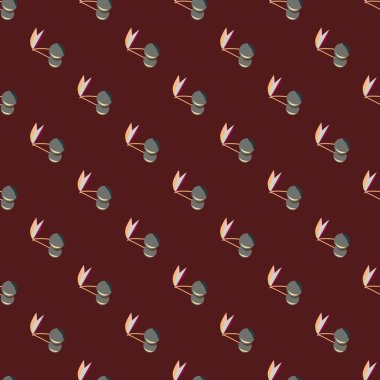 kiraz seamless modeli. Tekstil Ambalaj ve duvar kağıtları için iyi.