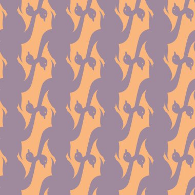 Kuğu renkli parlak seamless modeli