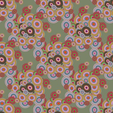 Soyut geometrik renkli seamless modeli daireler, arka plan ile