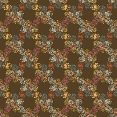 Soyut geometrik renkli seamless modeli, arka plan