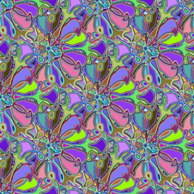 Soyut kaleydoskop renkli Dikişsiz desen arka planı için. 