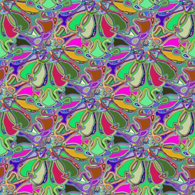 Soyut kaleydoskop renkli Dikişsiz desen arka planı için. 