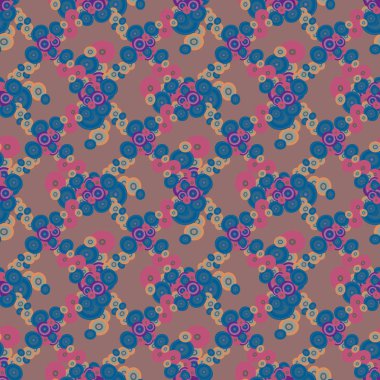 Daireler, arka plan ile soyut geometrik seamless modeli