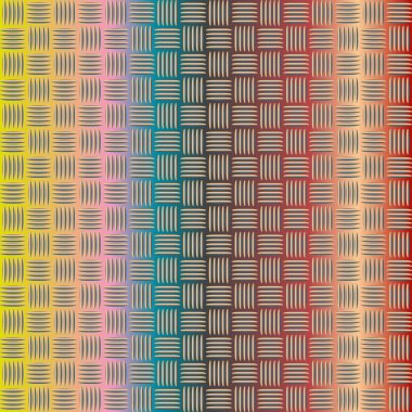 Oluklu Metal Dikişsiz desen vektör çizim.