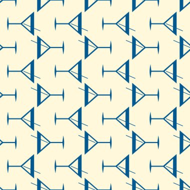 Tropik kokteyller renkli seamless modeli