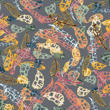 Tüyler, vektör çizim ile zemin 