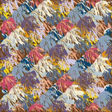 Soyut geometrik renkli seamless modeli, arka plan