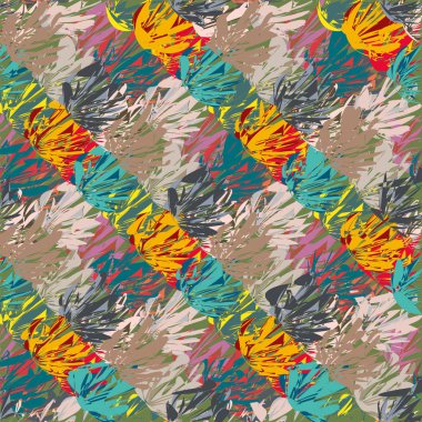 Soyut geometrik renkli seamless modeli, arka plan