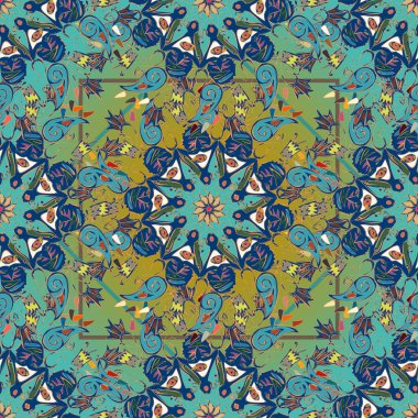 Arkaplan için soyut geometrik renkli desen. vektör illüstrasyonu 