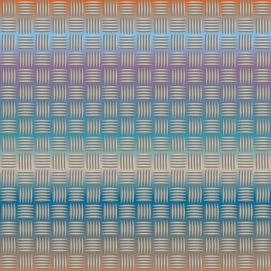 Oluklu Metal Dikişsiz desen vektör çizim.