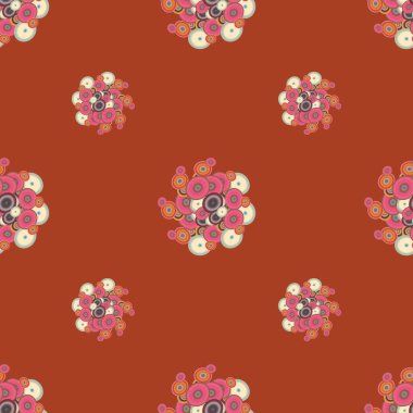 Daireler, arka plan ile soyut geometrik seamless modeli